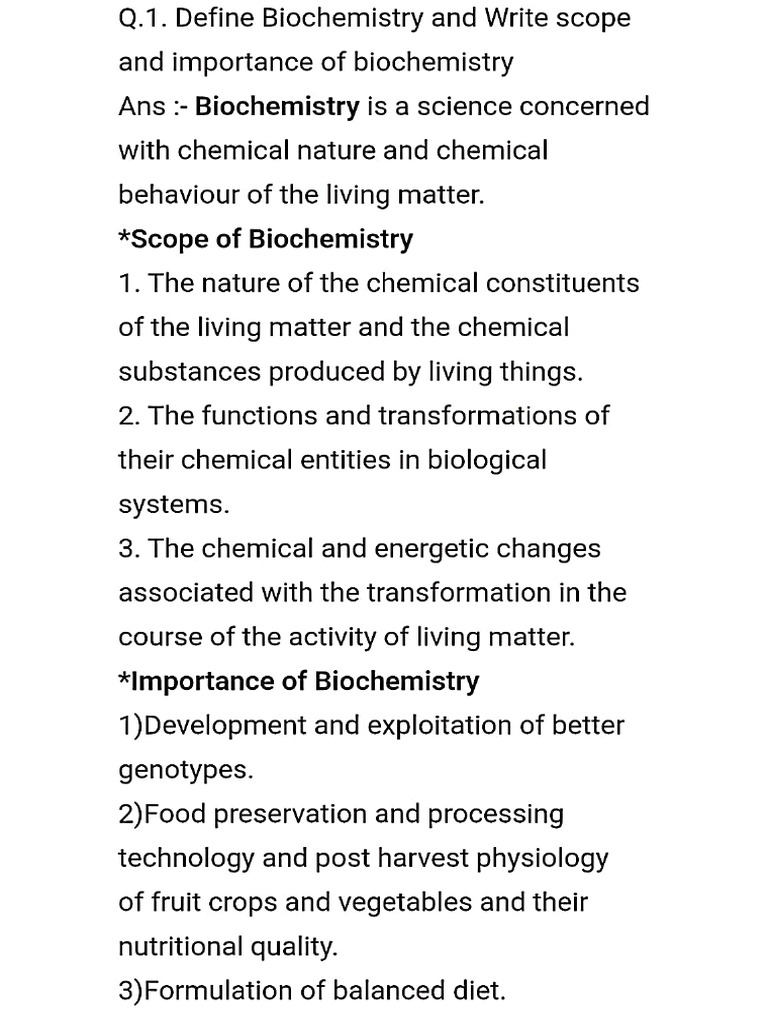 Biochem 231 Mid Imp | PDF