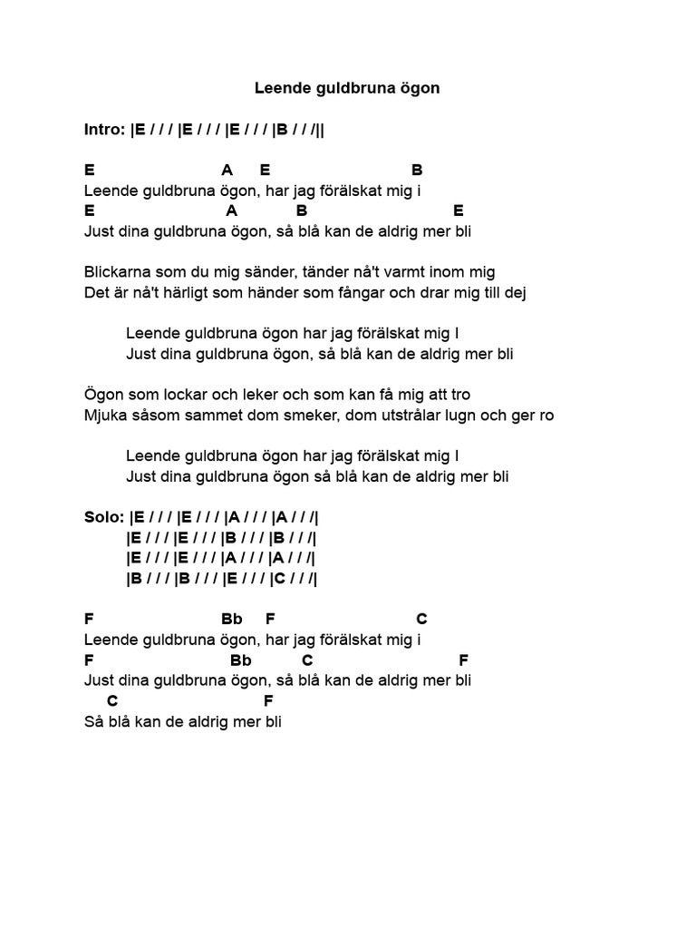 Leende Guldbruna Ögon 4 | PDF