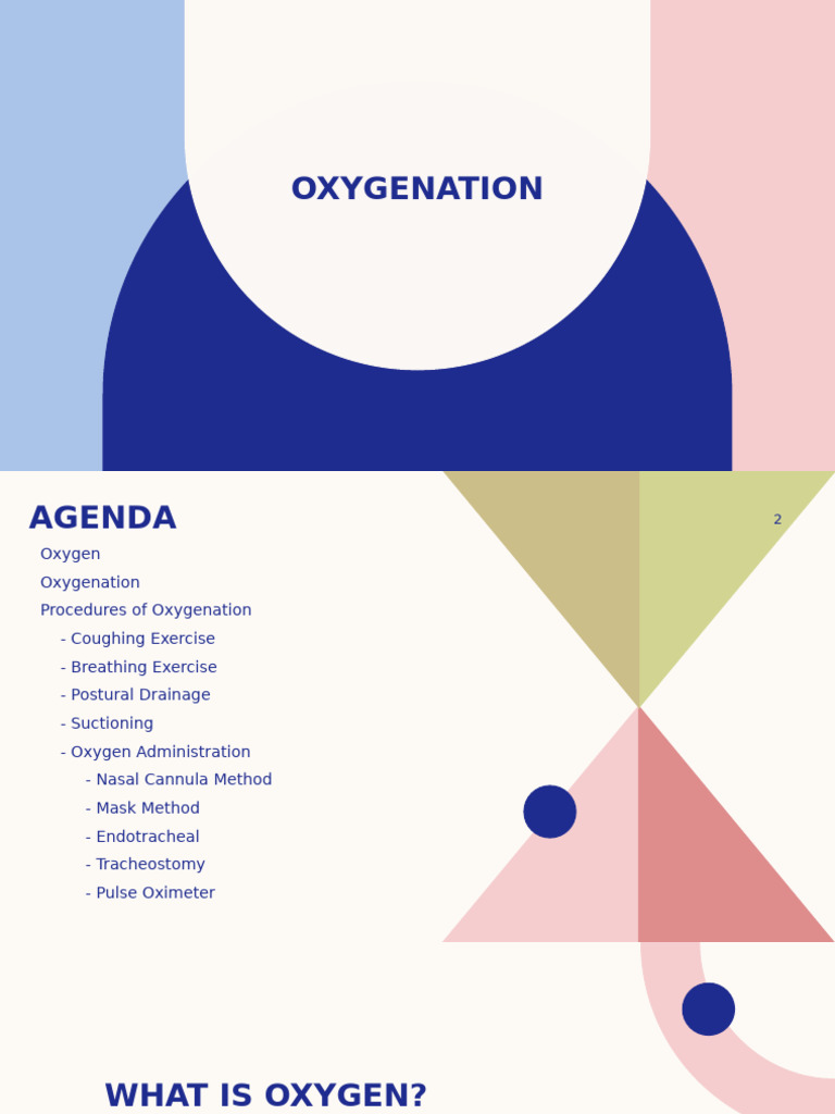 Oxygenation Procedures and Methods | PDF | Breathing | Respiratory Tract