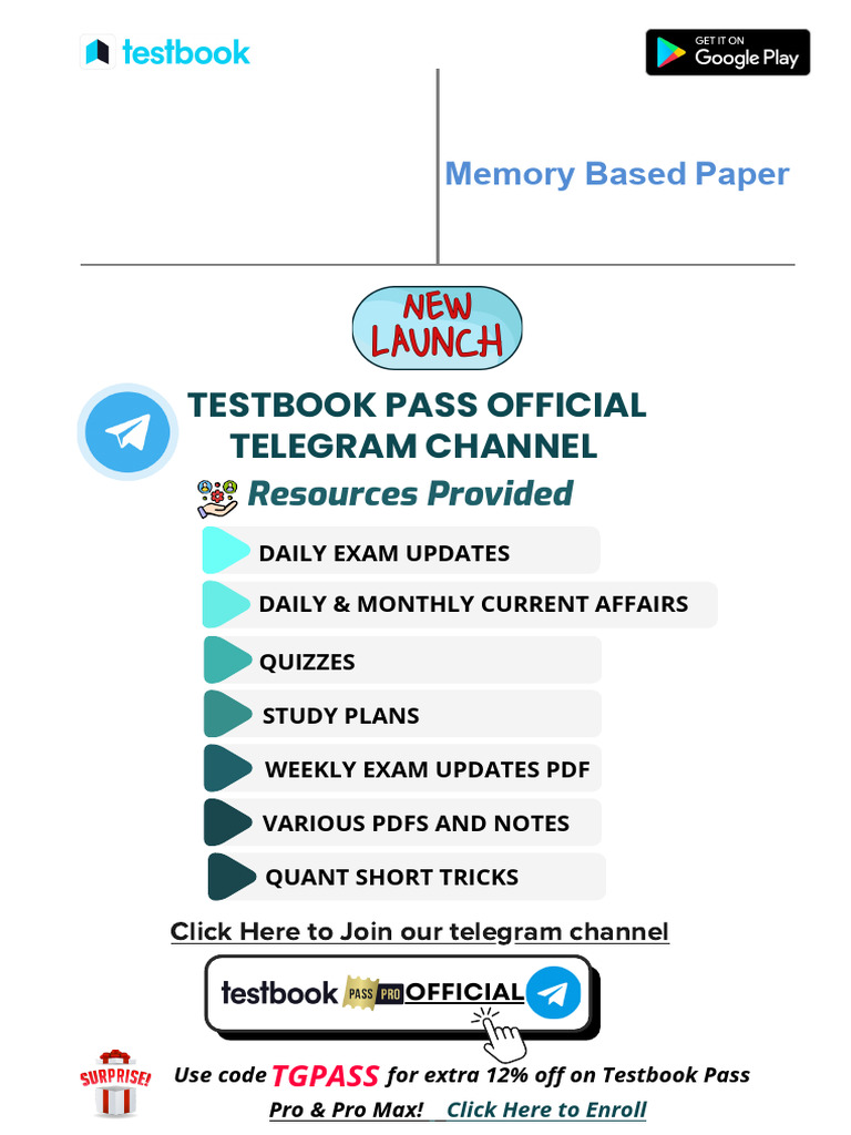 IBPS PO Prelims 2024 Memory PDF | PDF | Psychological Resilience ...