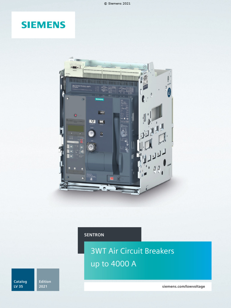 3WT Air Circuit Breakers Catalog 2021 | PDF | Switch | Power Supply