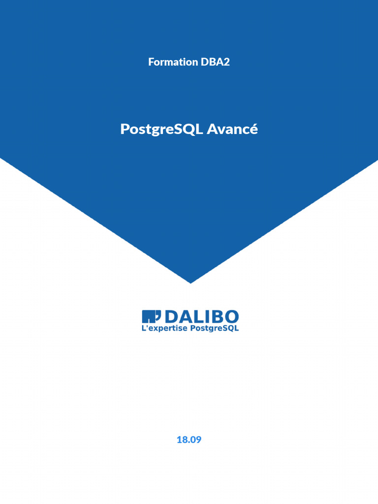 Formation Avancée PostgreSQL DBA2 | PDF | PostgreSQL | Microsoft SQL Server
