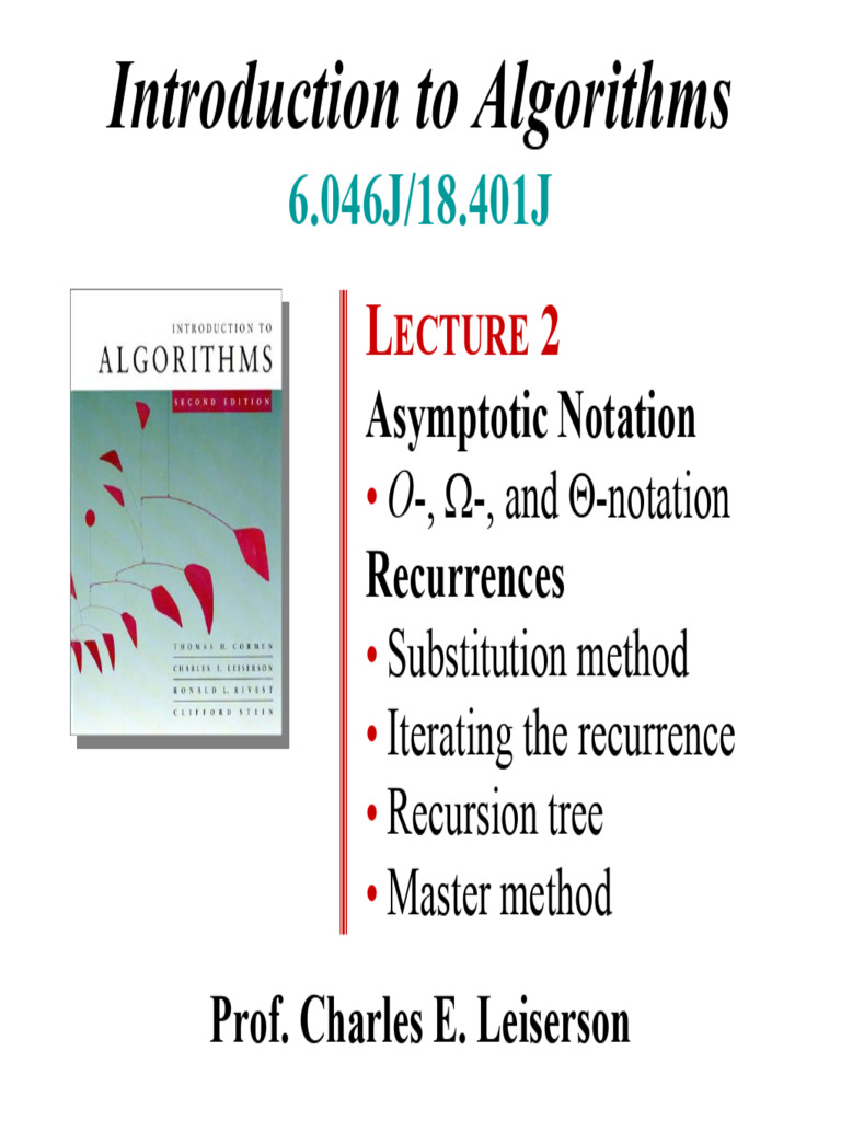 Lecture 02 | PDF | Recurrence Relation | Numerical Analysis