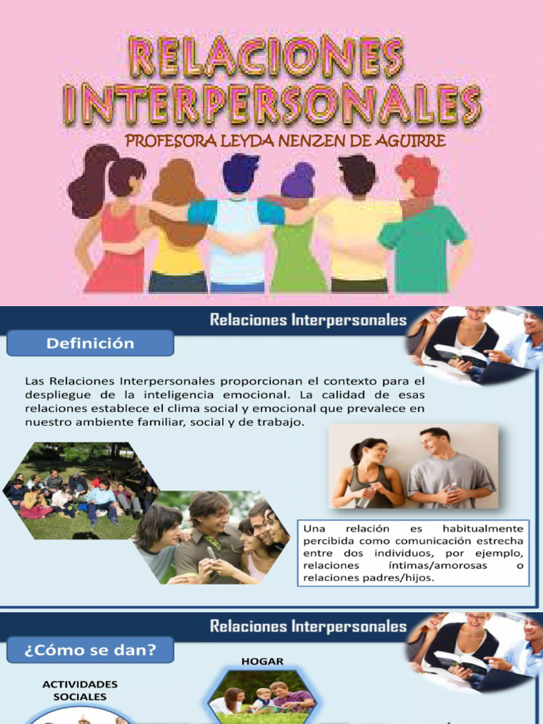 Relaciones Interpersonales | PDF