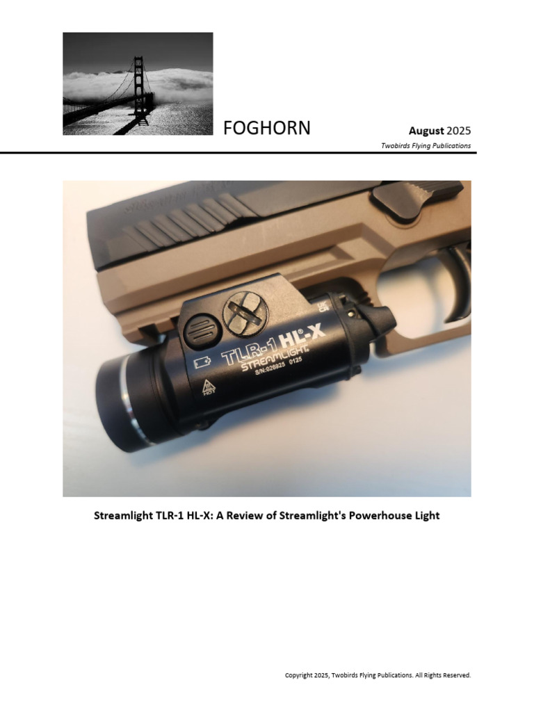 Streamlight TLR-1 HL-X Review 2025 | PDF | Rechargeable Battery ...