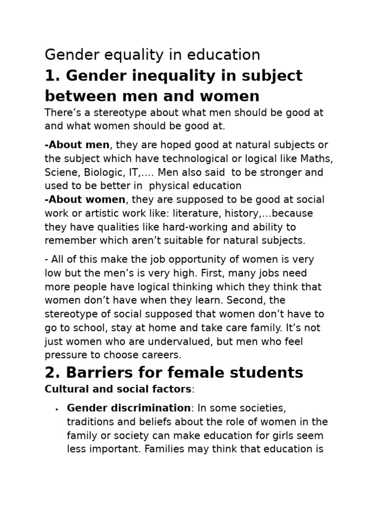 Gender Equality in Education Advocacy | PDF | Malala Yousafzai | Social ...