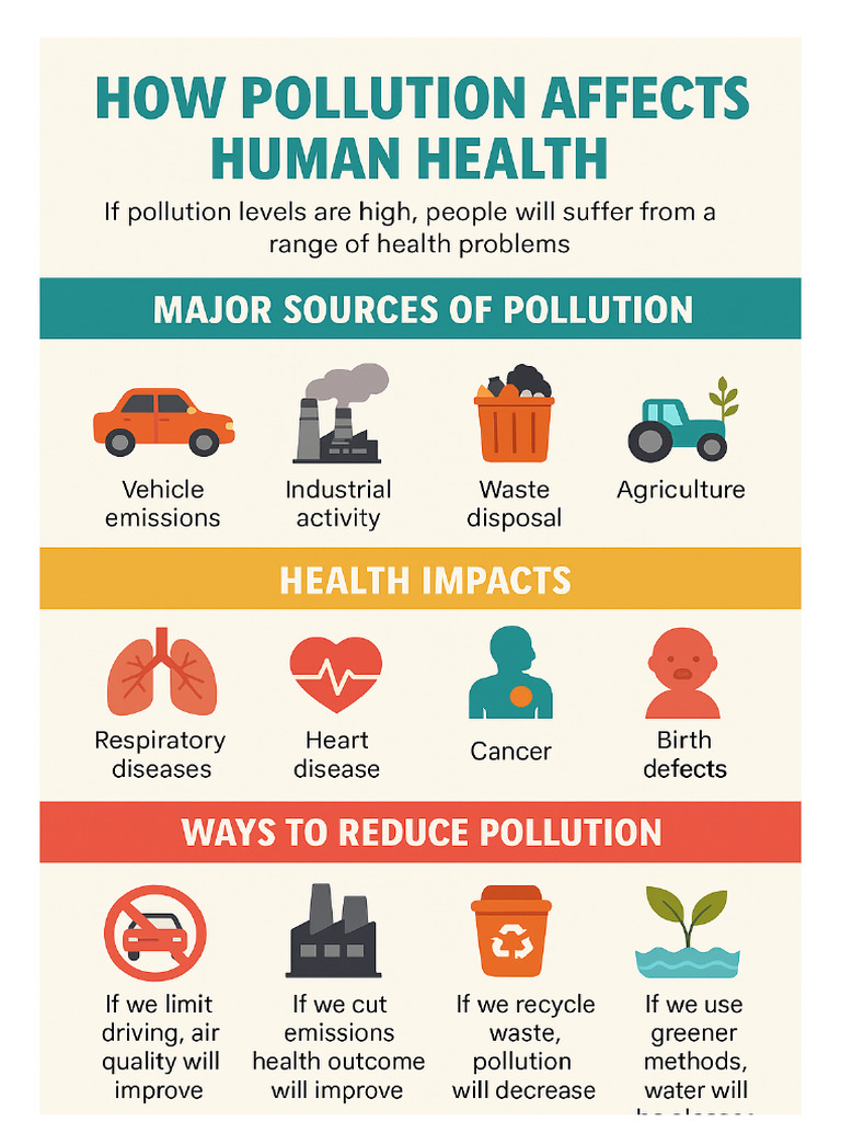 Pollution Health Infographic | PDF