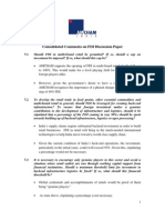 Amcham Response on Discussion Paper on FDI in Multibrand Retail Trading 2010