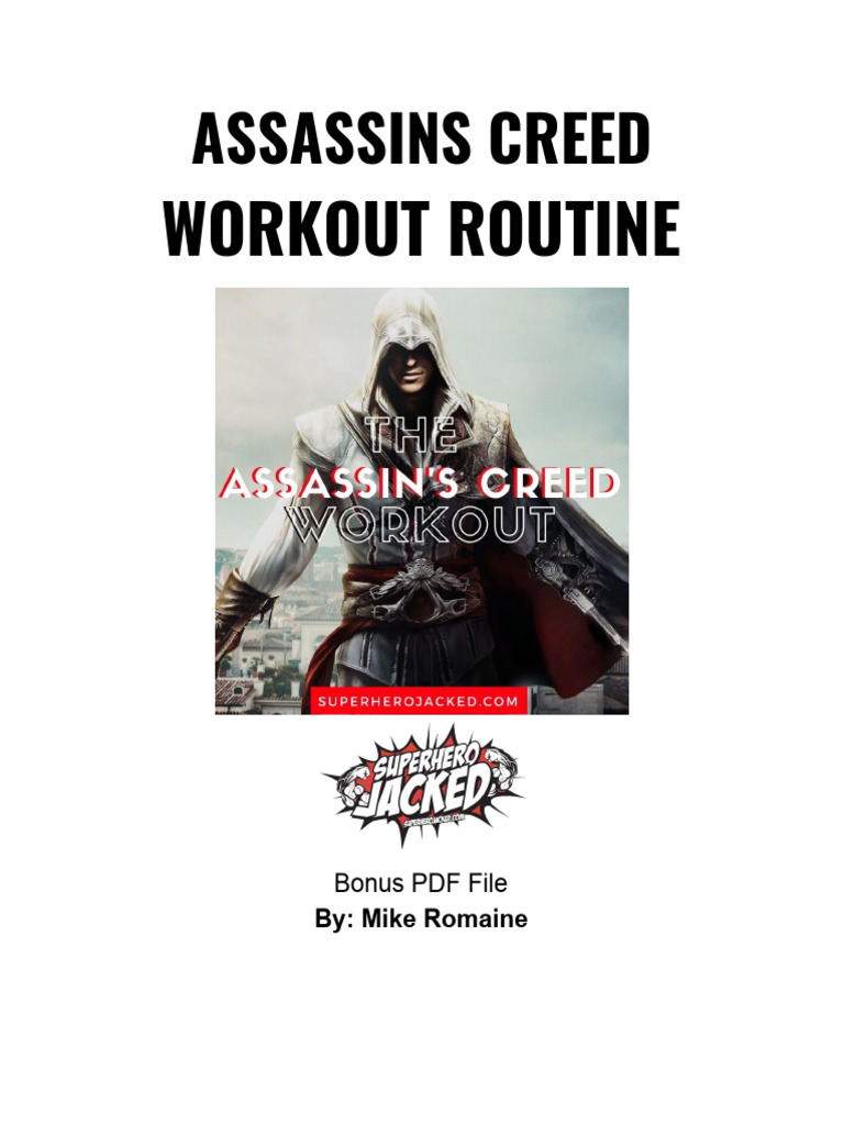 Assassin's Creed Workout Routine Guide | PDF | Kettlebell | Physical ...