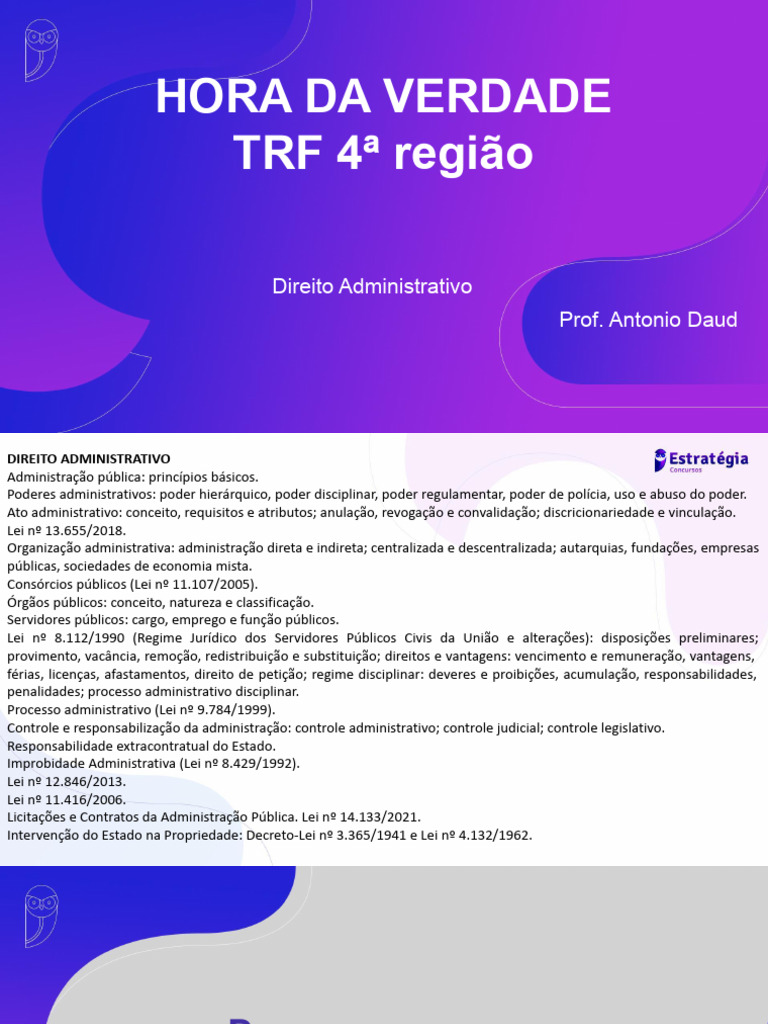HV TRF 4 FCC Só Selecionados | PDF | Administração pública | Ciência ...