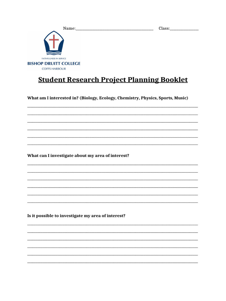 Student Research Project Guide | PDF | Applied Ethics