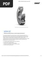 Rodamiento 6208: Especificaciones y Usos | PDF | Ingeniería mecánica