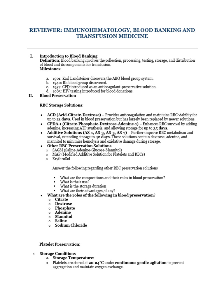 Rh Status in a Blood Transfusion Case | PDF | Platelet | Blood Transfusion