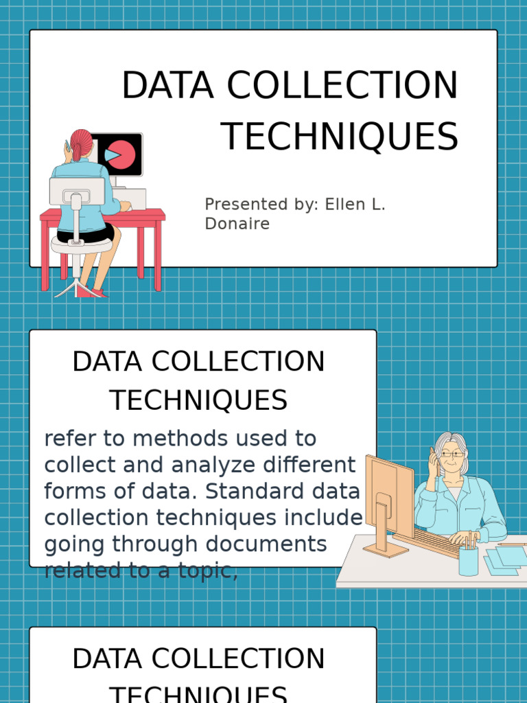 Data Collection & Analysis Educational Presentation in Pink and Blue ...