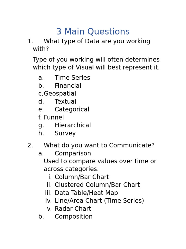 3 Main Questions | PDF