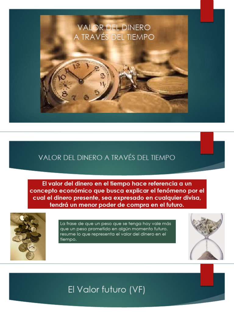 El Valor Del Dinero en El Tiempo | PDF | Interés | Tasas de interés