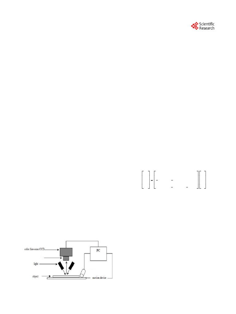 Image Correction Method of Color Line-Scan System | PDF | Image ...