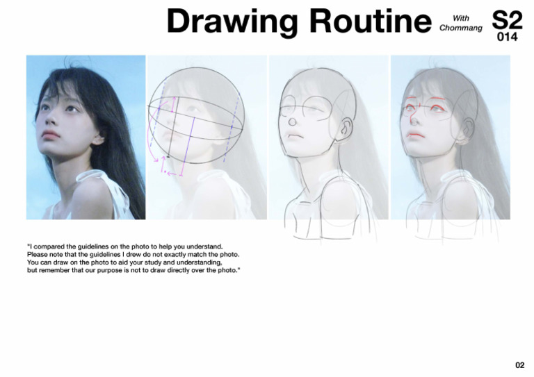 Drawing Routine Face Template s2-014-2 | PDF