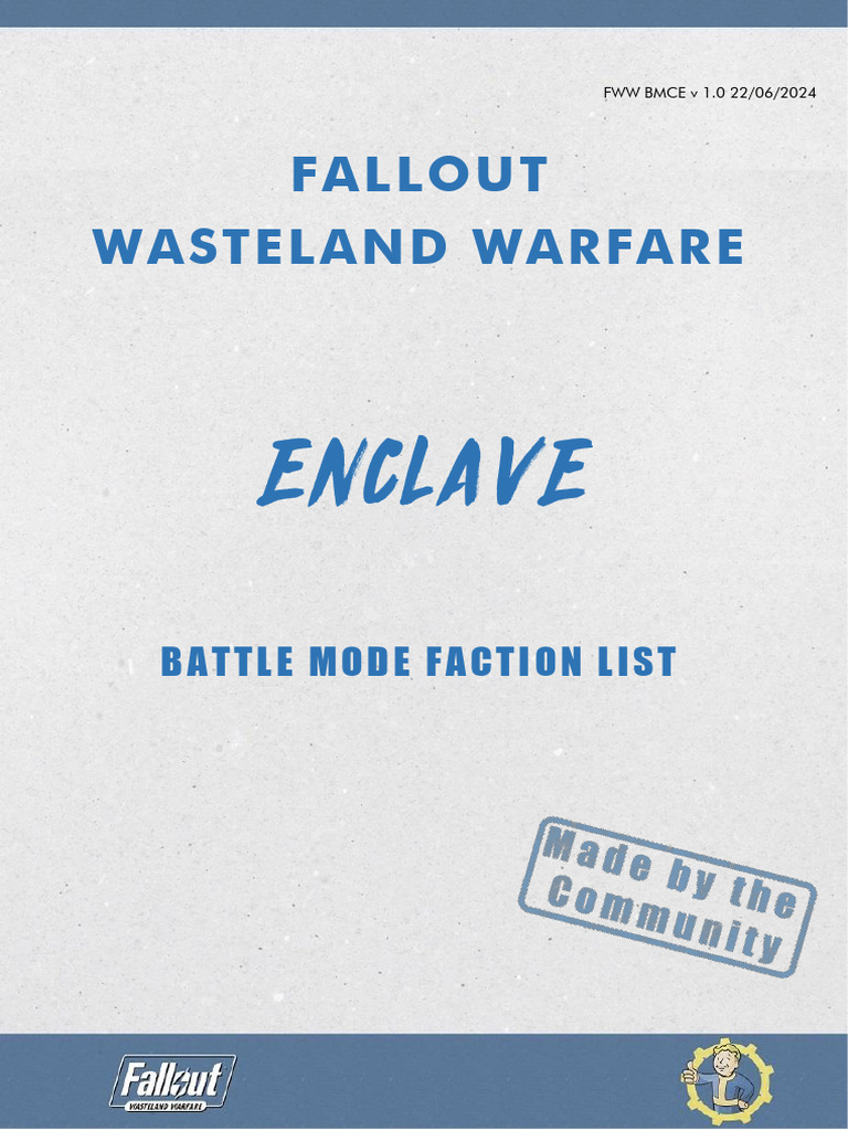 BMCE Enclave V 1 0 | PDF | Rifle | Armour