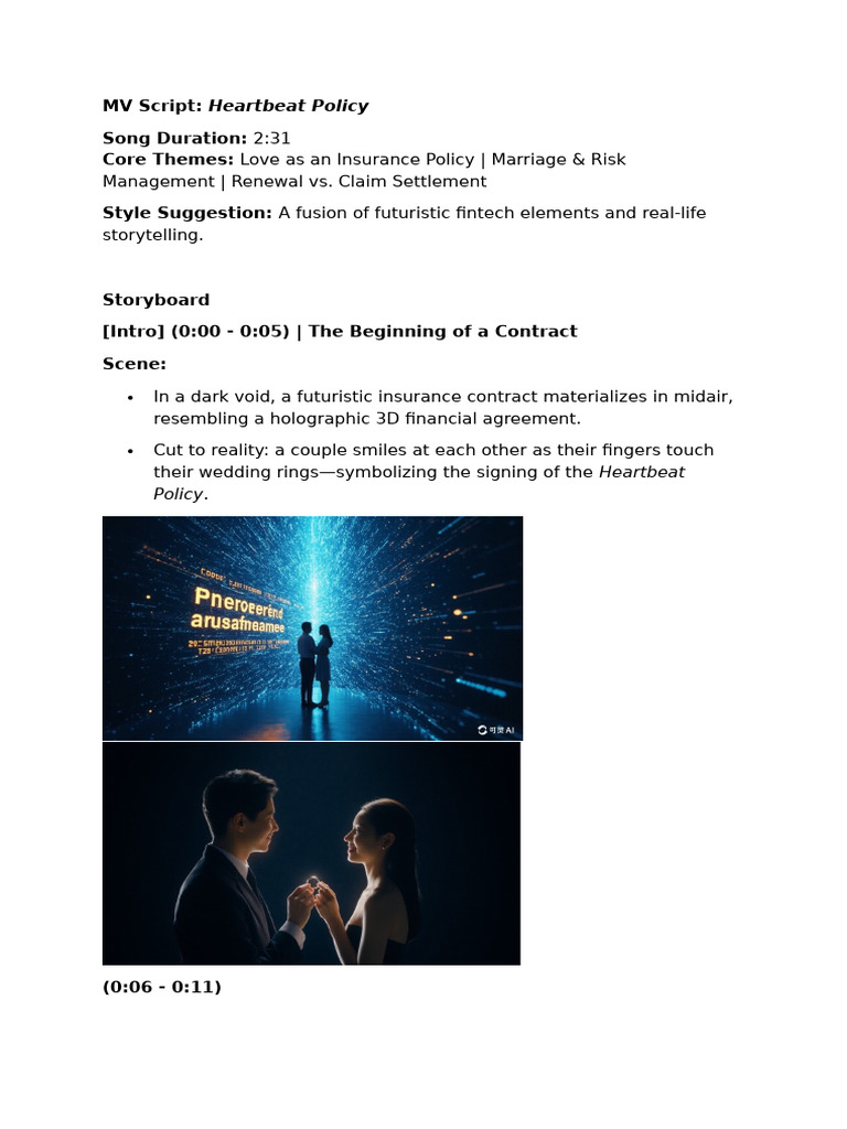 MV - Script | PDF