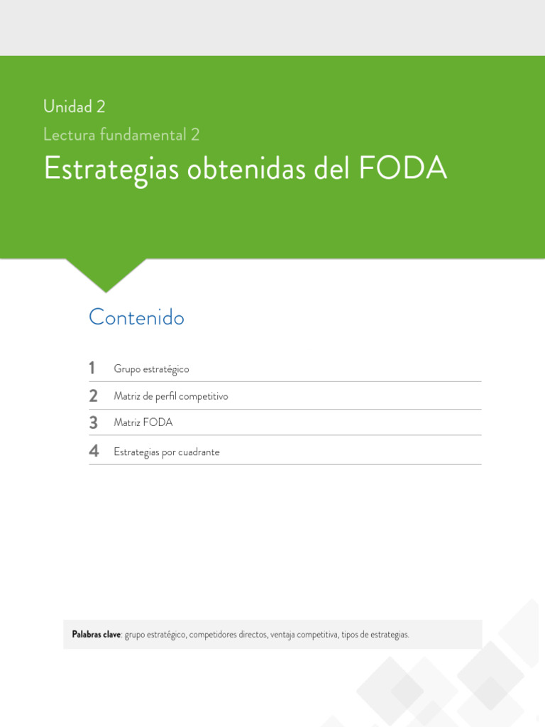 Estrategias Competitivas y Análisis FODA | PDF | Análisis FODA | Economias