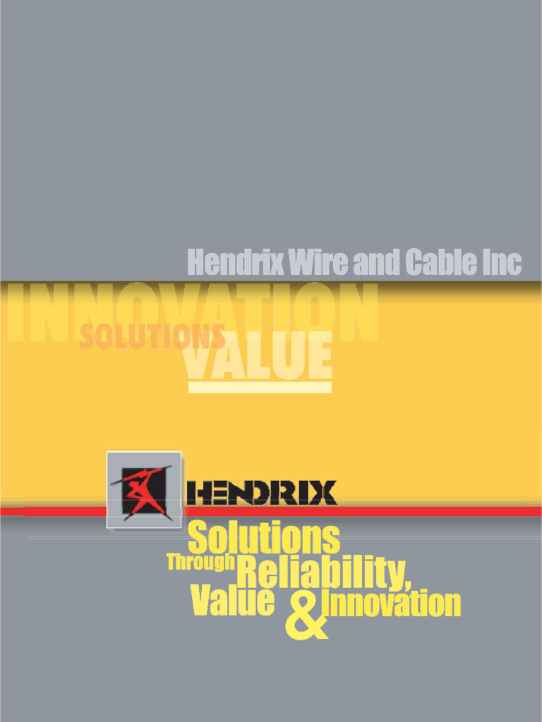 Hendrix Insulator Cable Specifications | PDF | Electrical Conductor | Wire