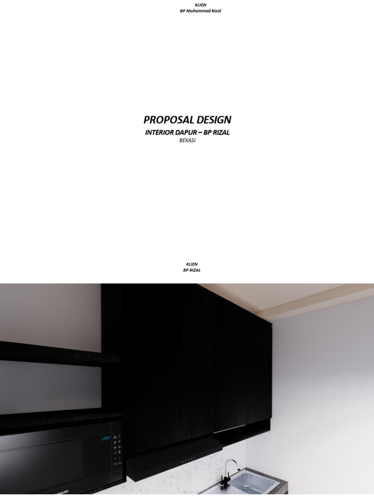 Proposal - Design - Kitchen BP Rizal Render | PDF
