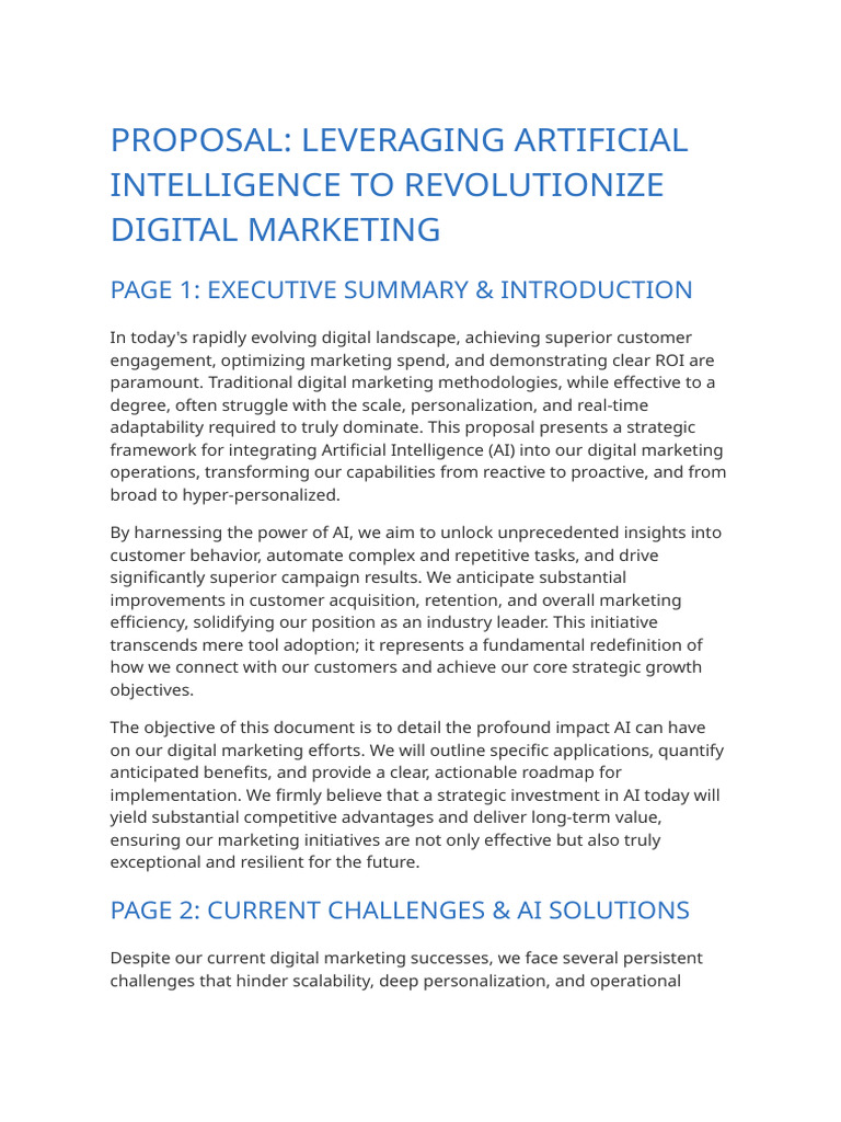 AI-Driven Strategies for Digital Marketing | PDF | Artificial ...