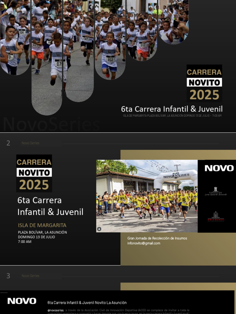 6ta Carrera Infantil Novito 2025 | PDF