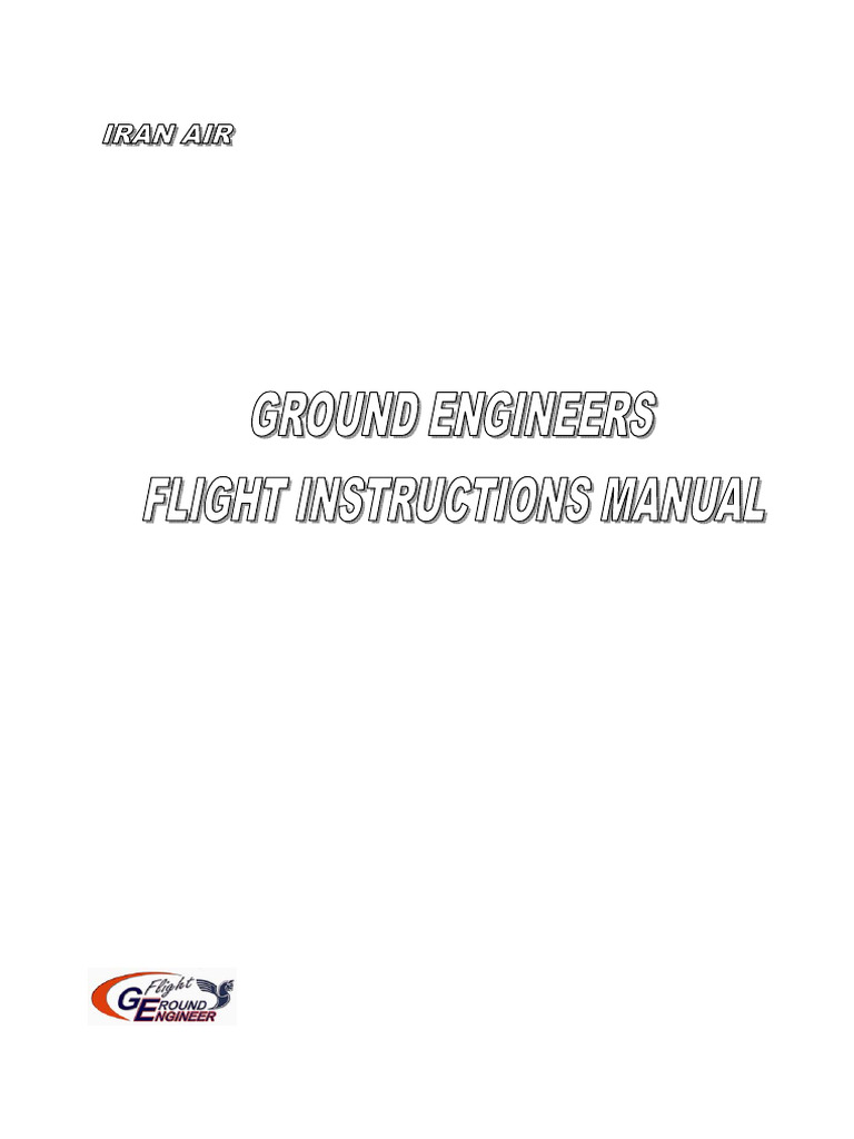Ground Engineers Flight Instructions Manual | PDF | Aviation