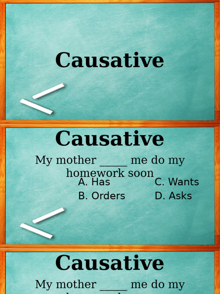 Understanding Causative Verbs | PDF