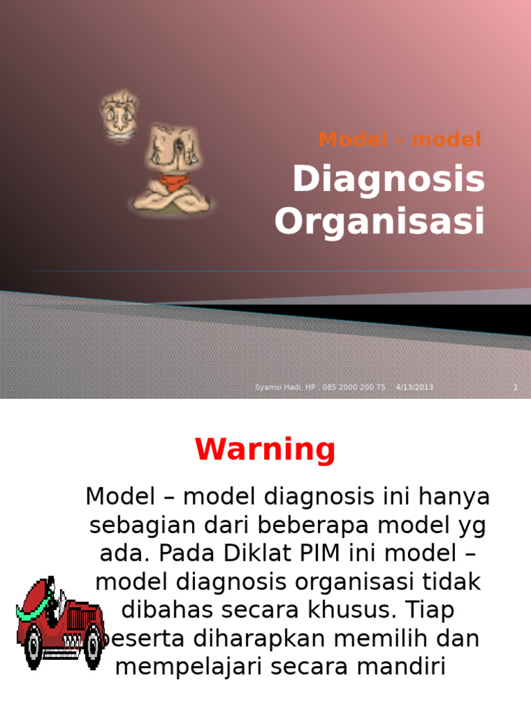 Model Diagnosis Organisasi dan Kinerja | PDF