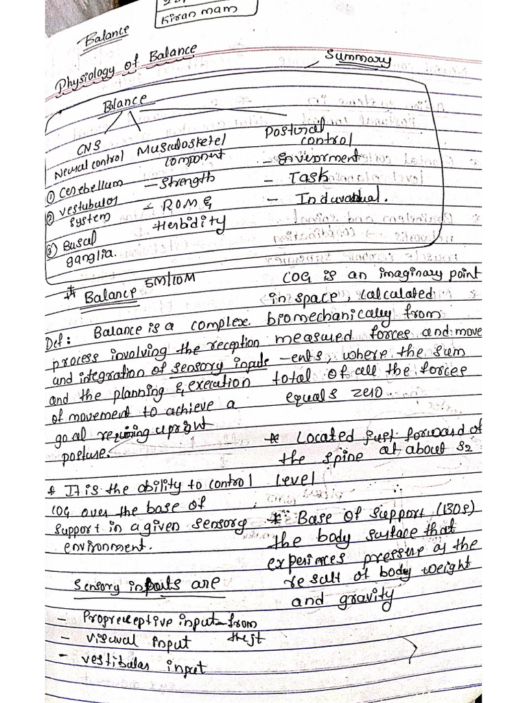 Balance Notes | PDF