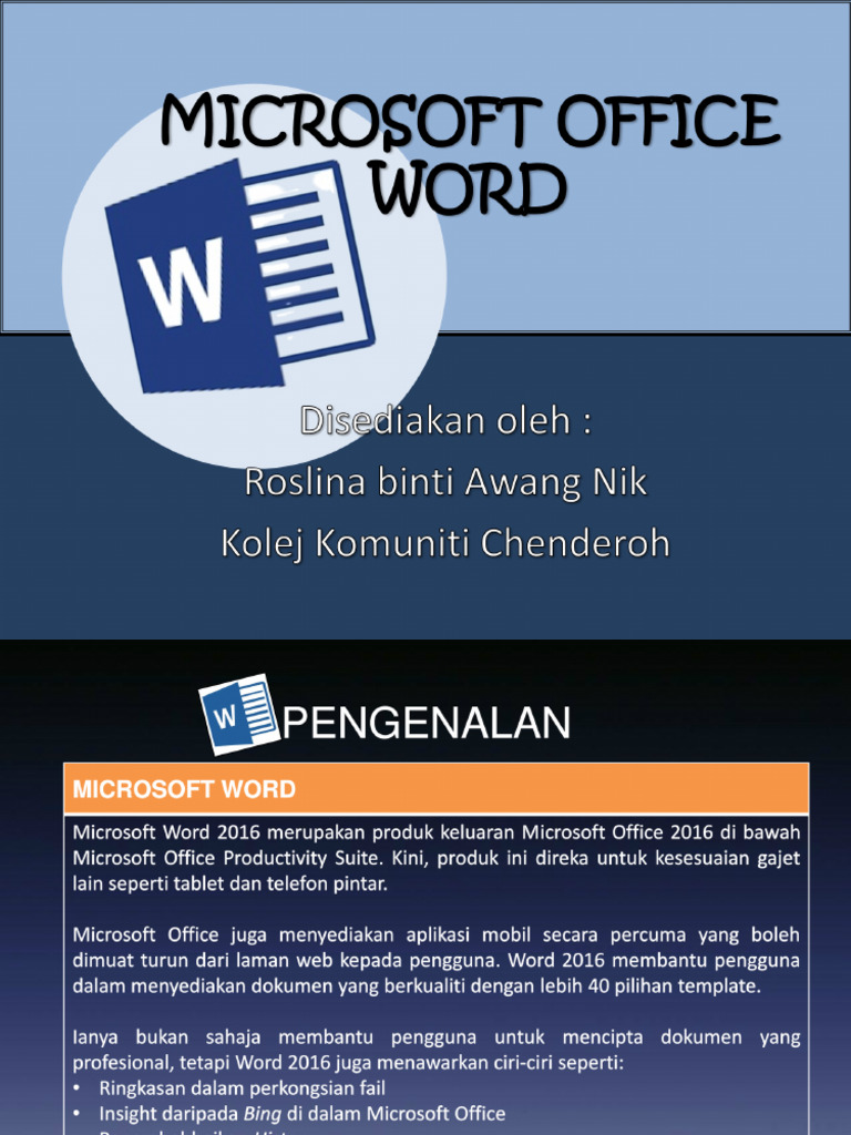 Ms Office Topik 1 | PDF