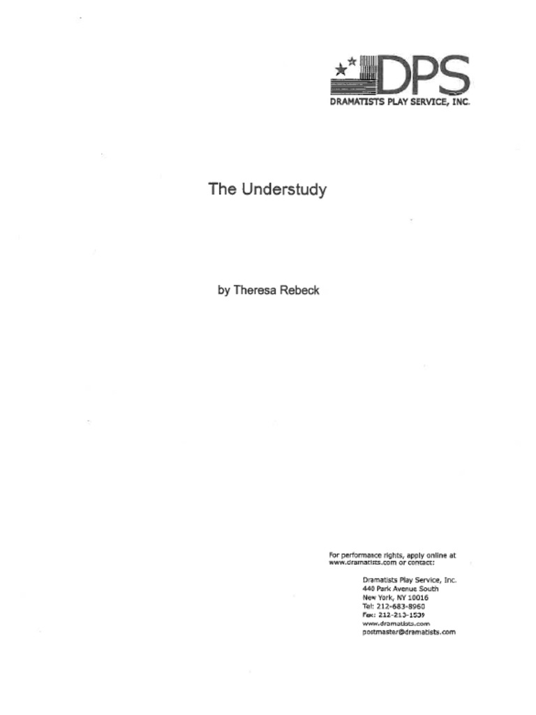 The Understudy | PDF
