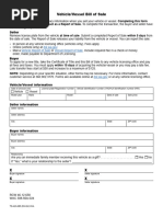 WA Vehicle Ownership Transfer Form | PDF | License | Identity Document