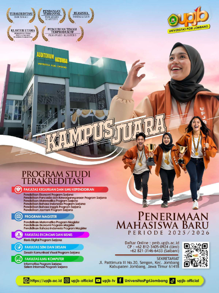 Brosur PMB Upjb 2025 | PDF