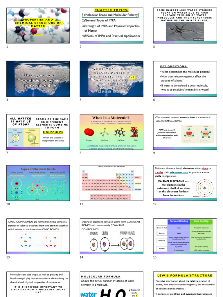 Molecular Polarity and Geometry Explained | PDF | Chemical Polarity ...