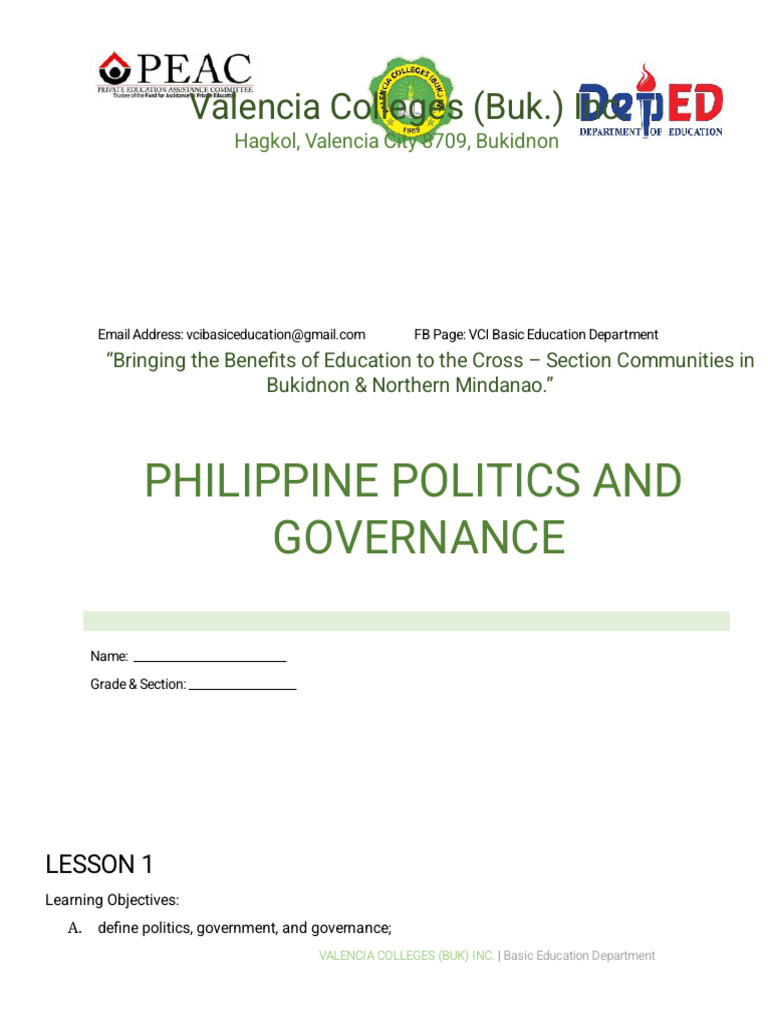 Politics and Governance | PDF | Governance | Science