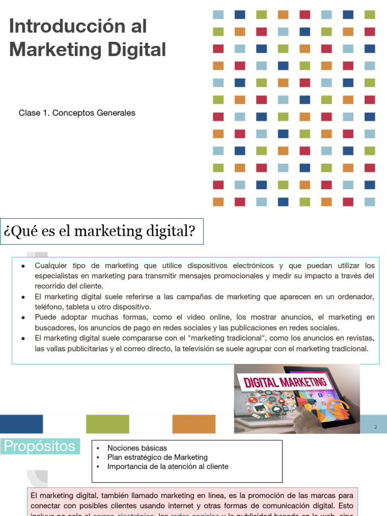 Clase 1 | PDF | Publicidad digital | Marketing