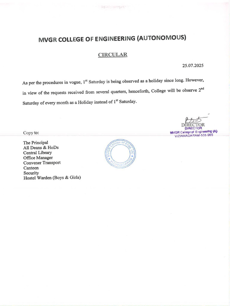 Circular-25 07 2025 | PDF