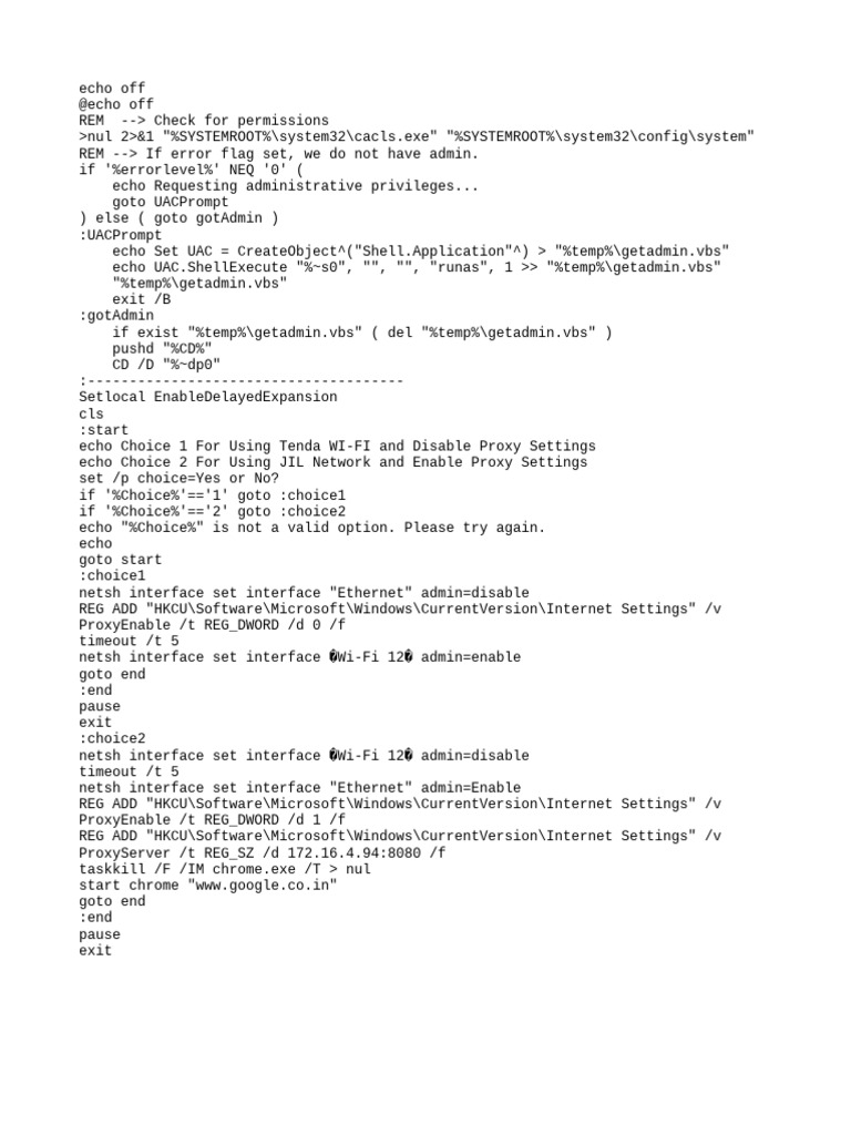 Enable &amp; Disable Wifi Network | PDF