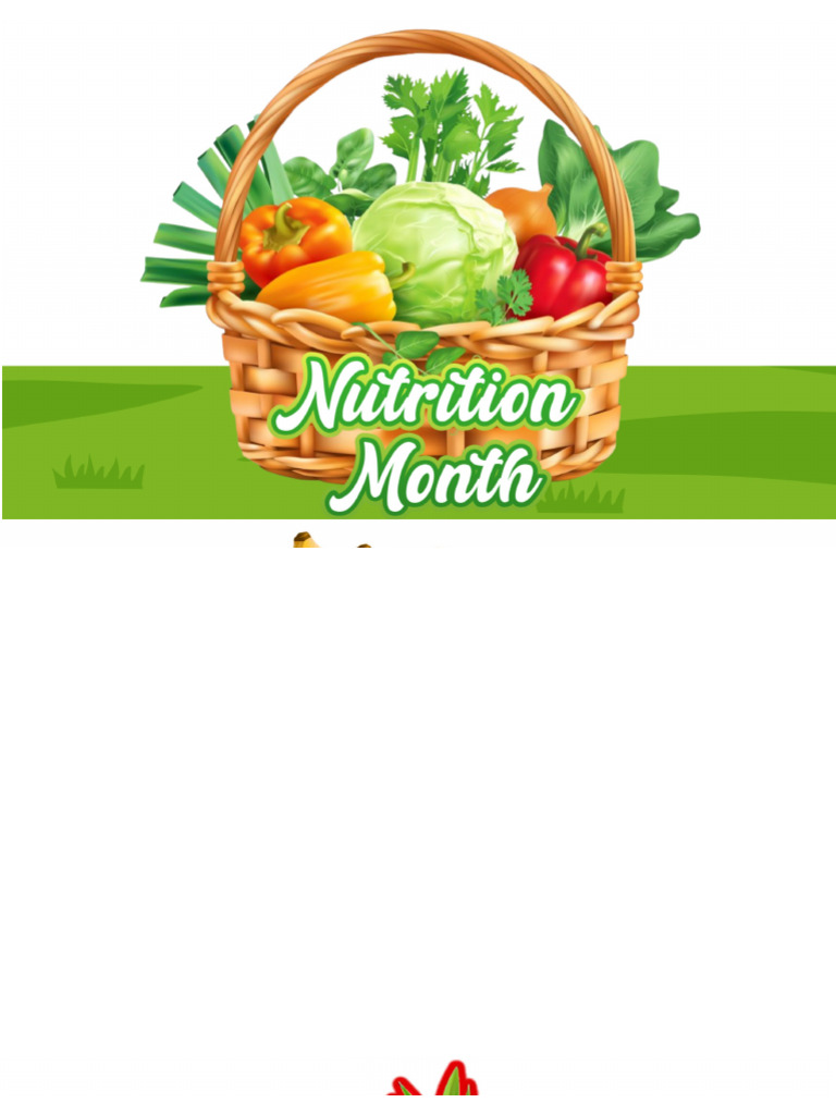 Nutrition Month Headdress Template | PDF
