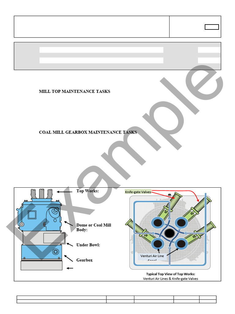 Coal Mill Overhaul and Maintenance Steps | PDF | Pipe (Fluid Conveyance ...