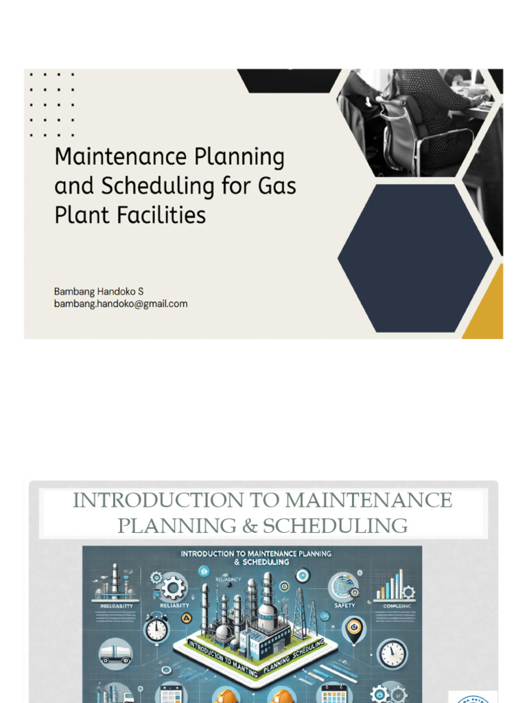 Maintenance Planning & Scheduling Guide | PDF | Reliability Engineering