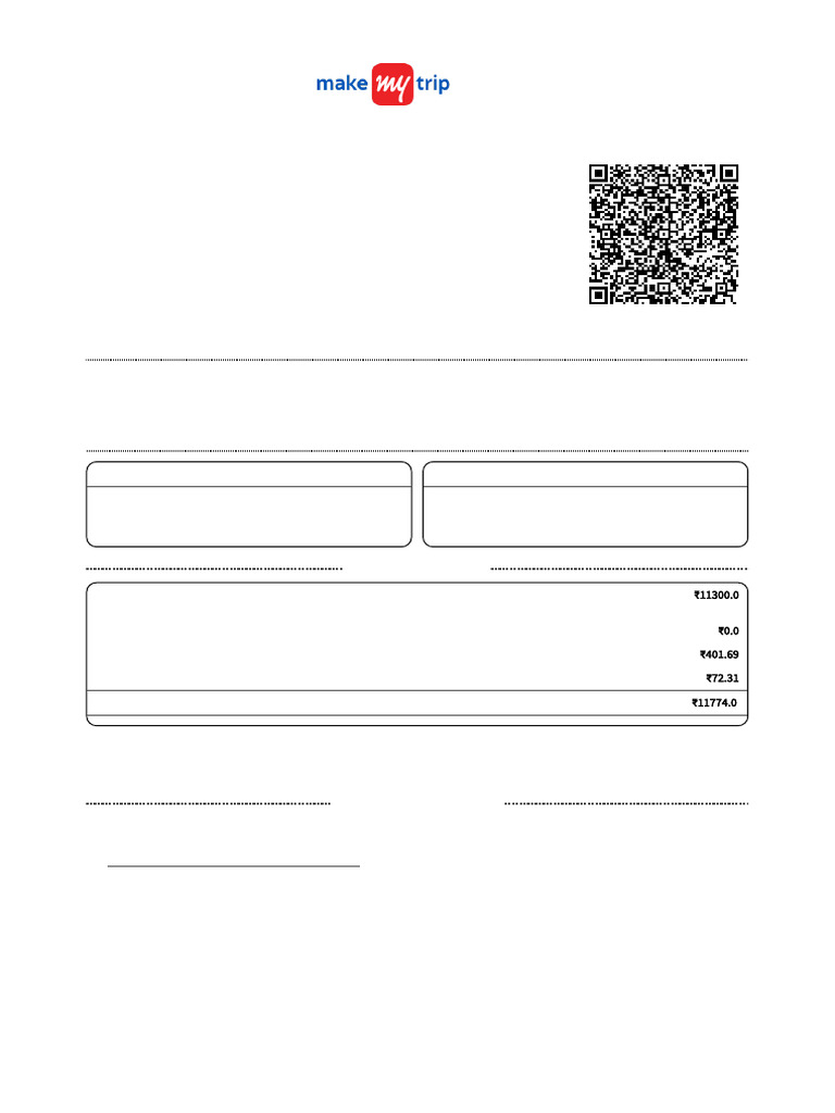 Booking Invoice M06ai25i22758623 | PDF | Invoice | Payments