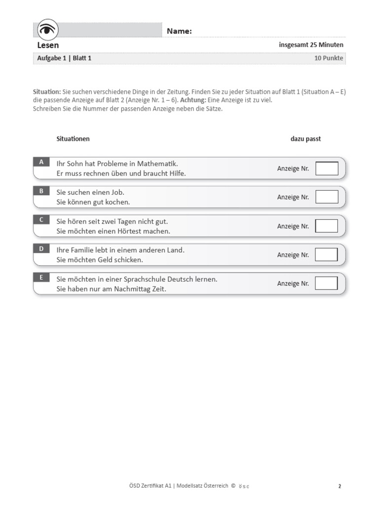 A1.2 Osd Test 12 | PDF