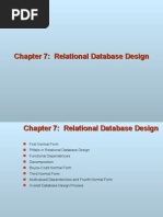 Relational Database Design