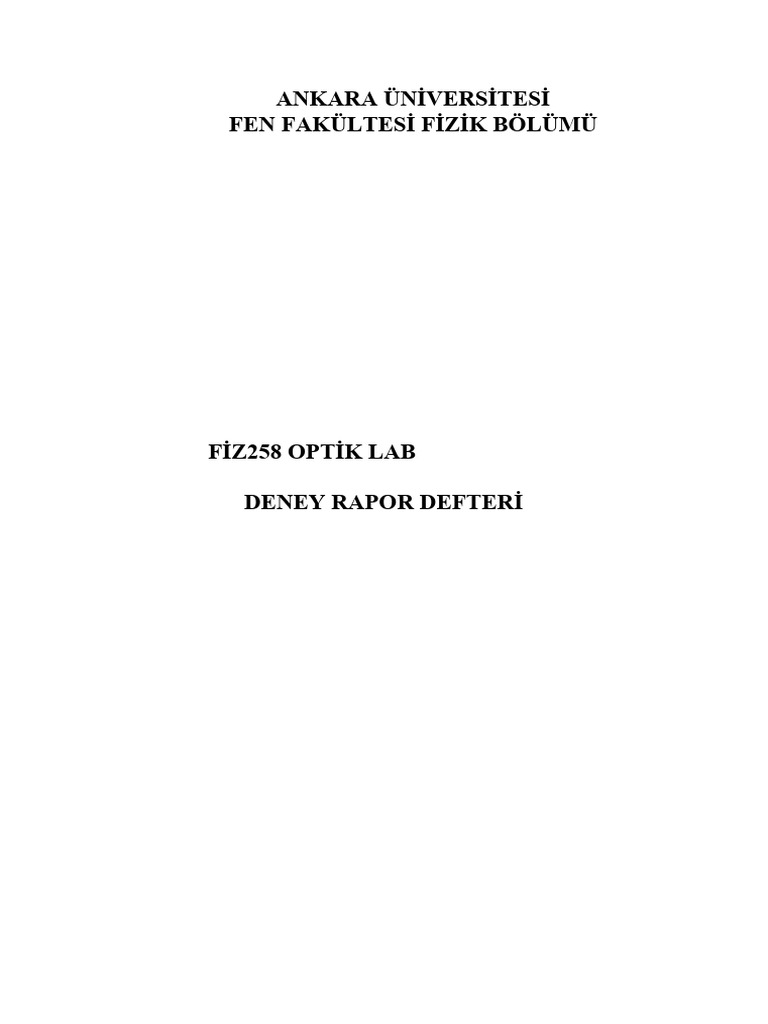 Optik Rapor Def 2025 Watermark | PDF