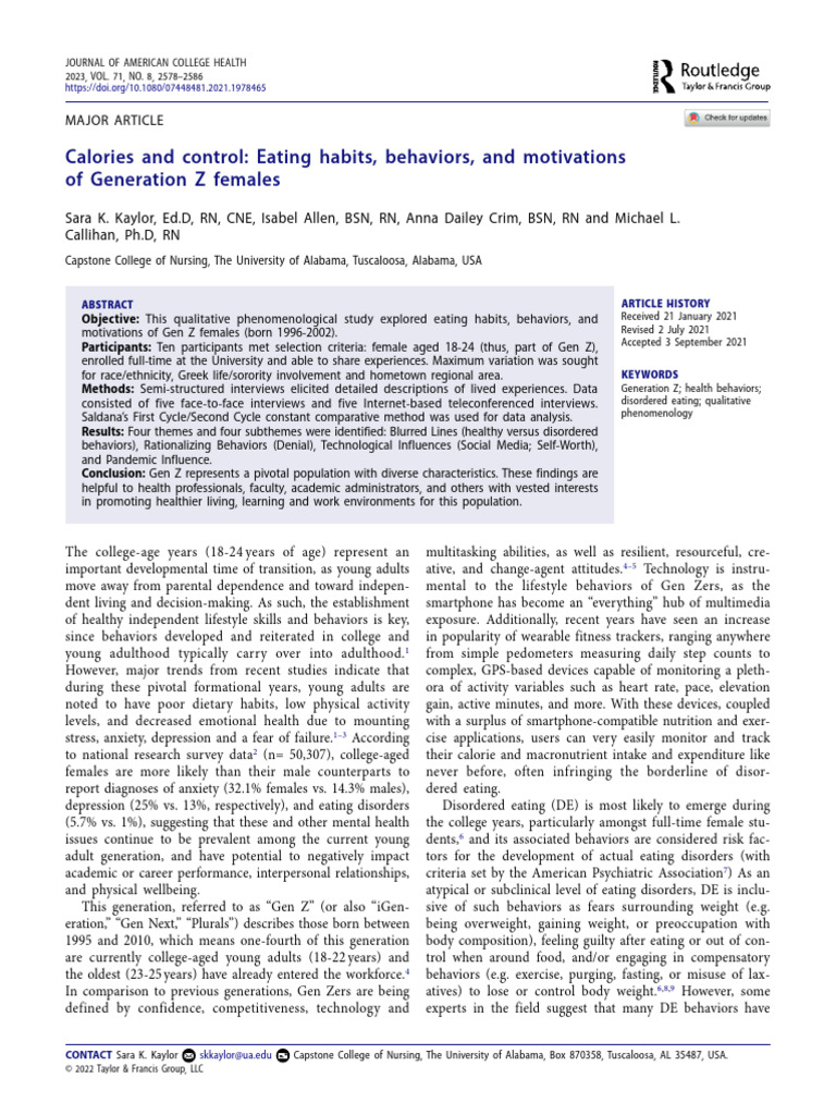 EBSCO-FullText-07 29 2025 | PDF | Anxiety | Eating Disorder